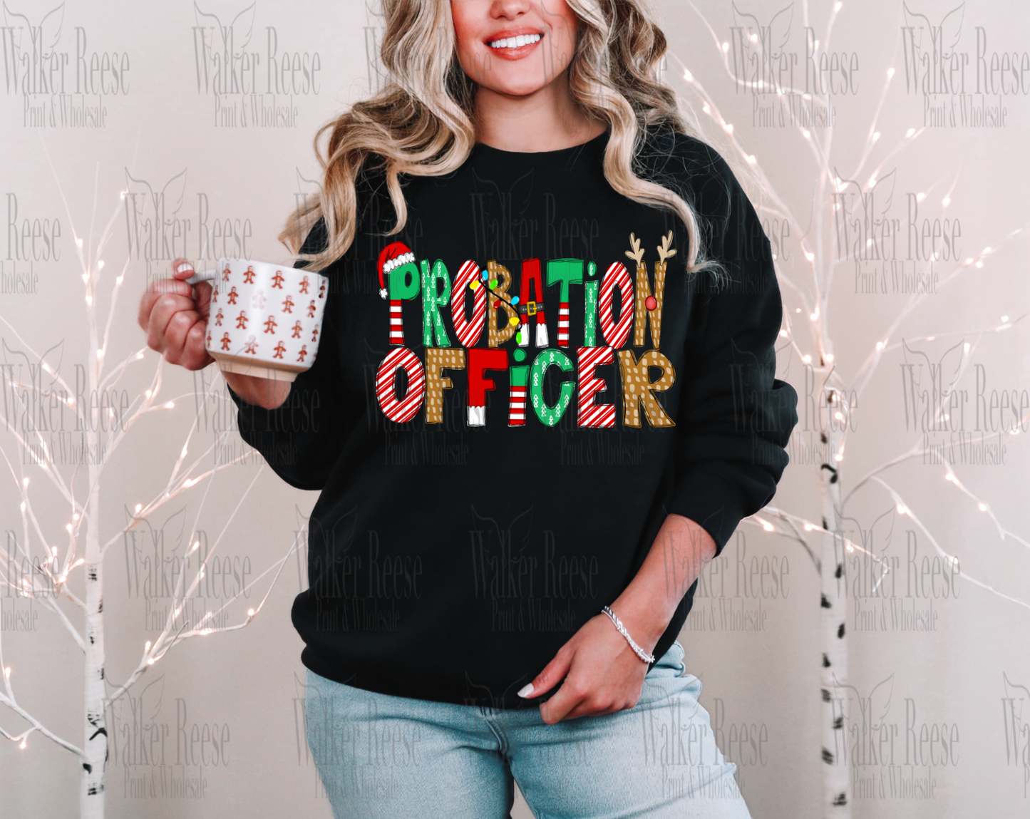 Christmas Alpha PROBATION OFFICER Tee