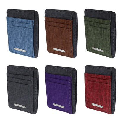 Fabric Front Pocket Wallet