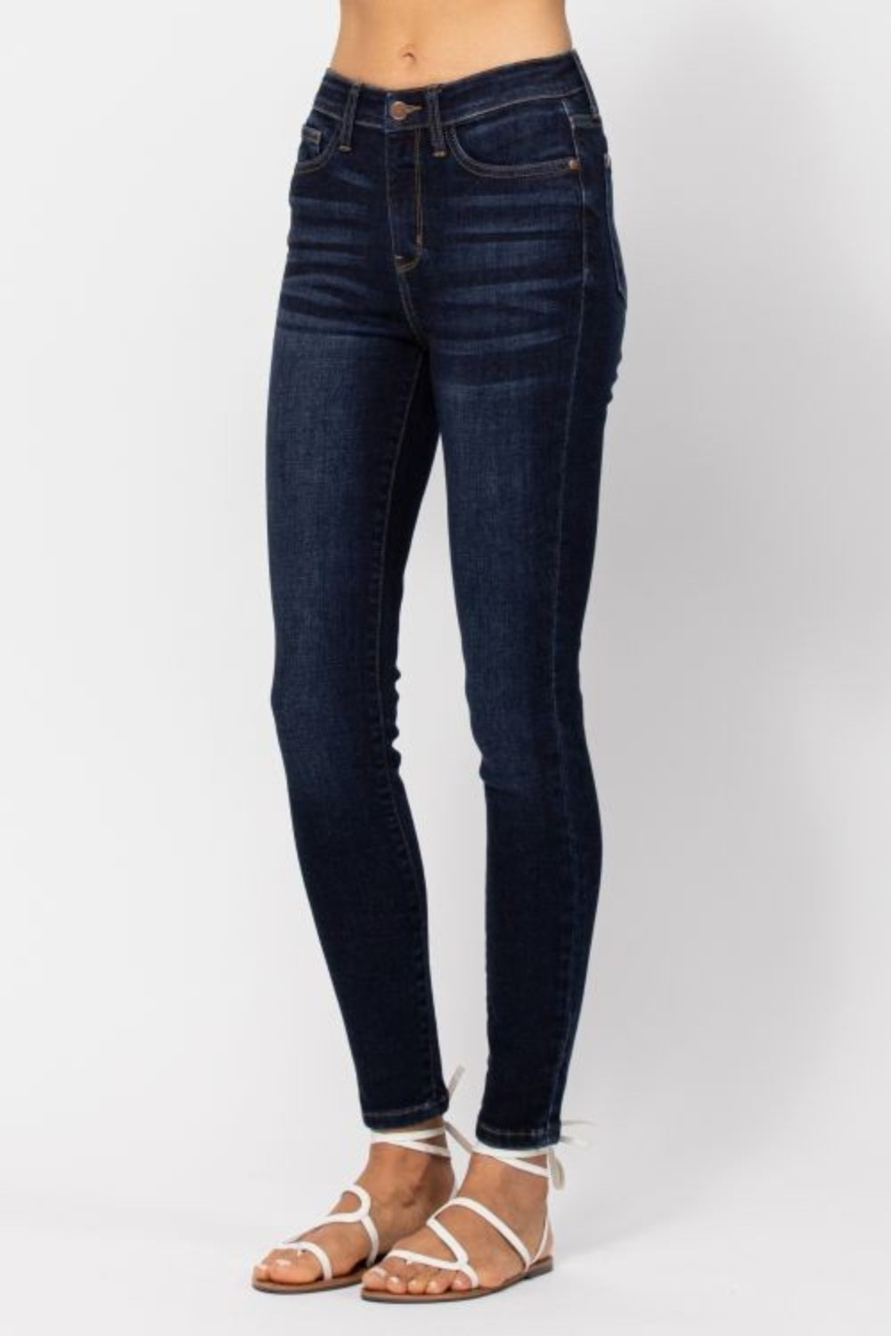 Judy Blue High Waist Handsand Skinny Jeans