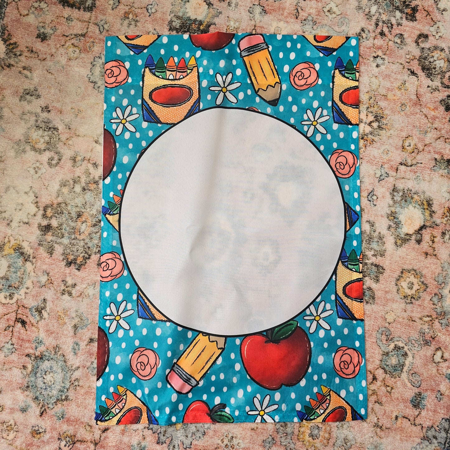 TEACHER DOTTIE GARDEN FLAG