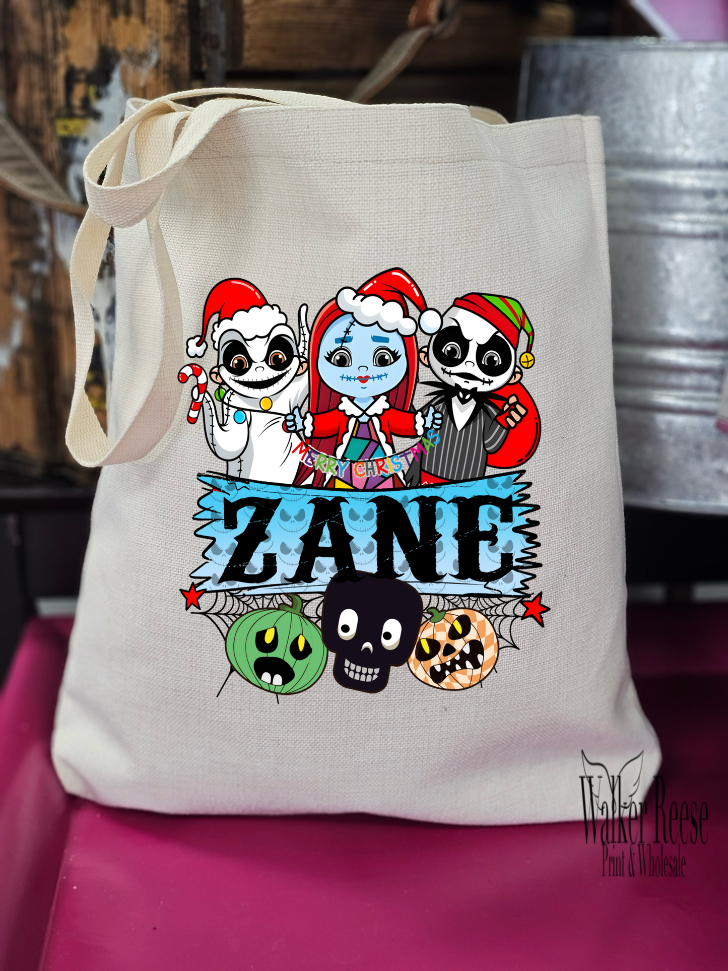 Personalized Halloween Trick or Treat Bag