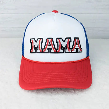 Baseball Mama Chenille Letter Hat Patch