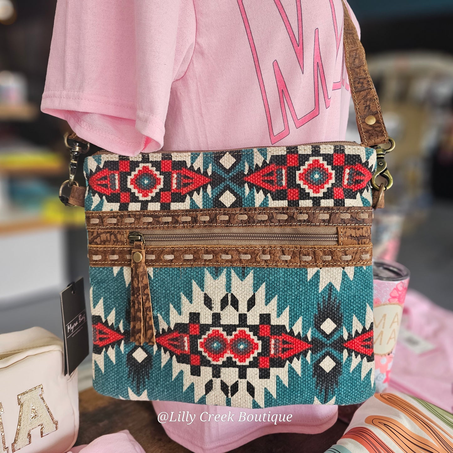 PRIDE OF THE TRIBE CROSSBODY BAG