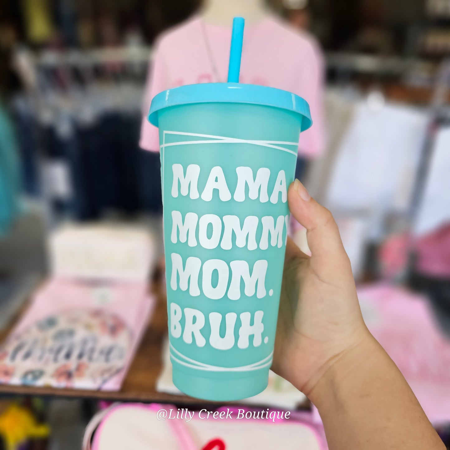 Mama Mommy Mom Bruh Color Changing Cup