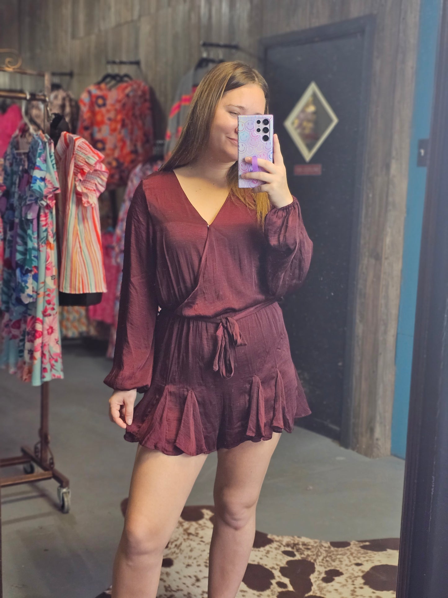 Wine & Dine Ruffle Romper