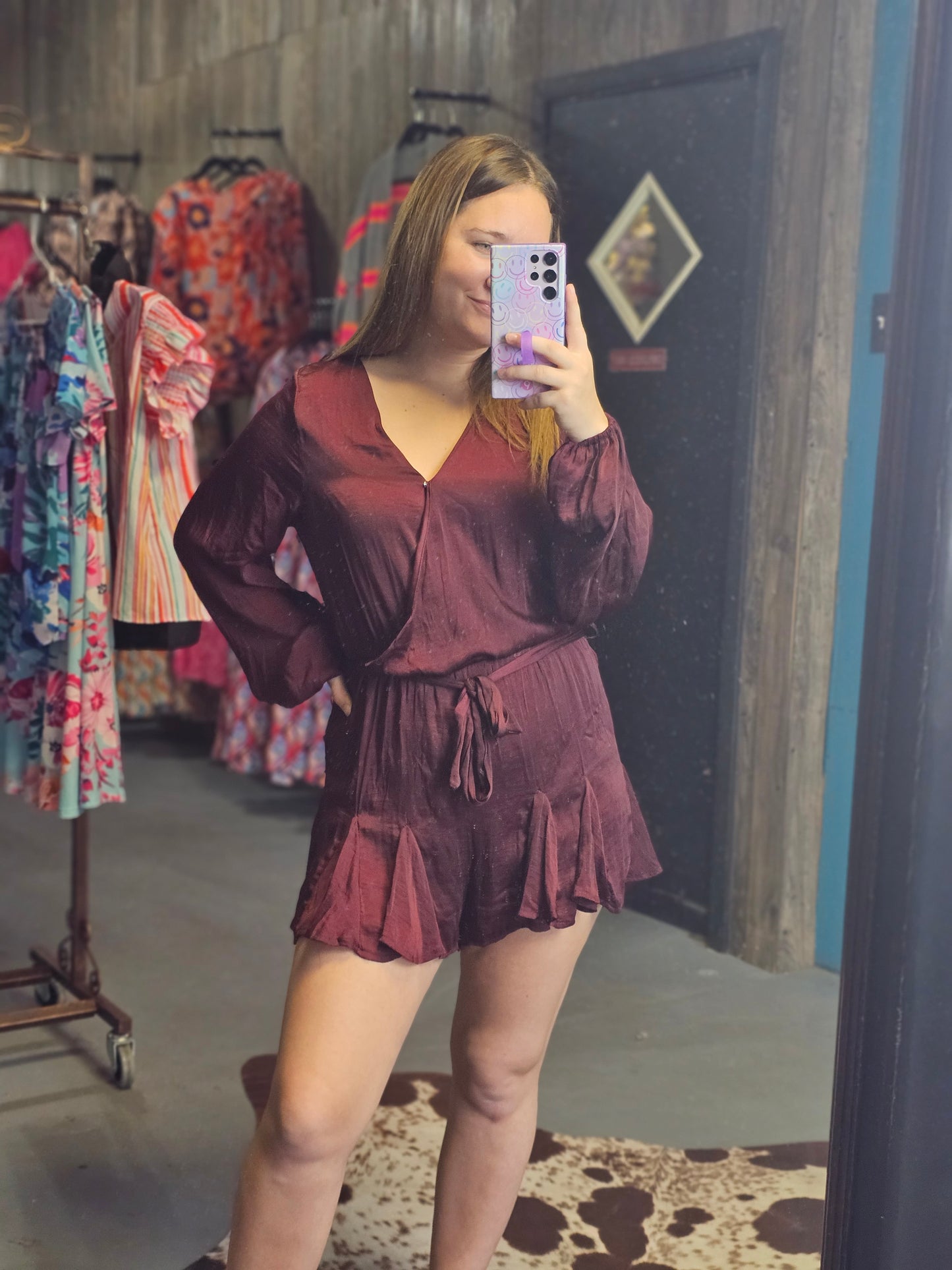 Wine & Dine Ruffle Romper