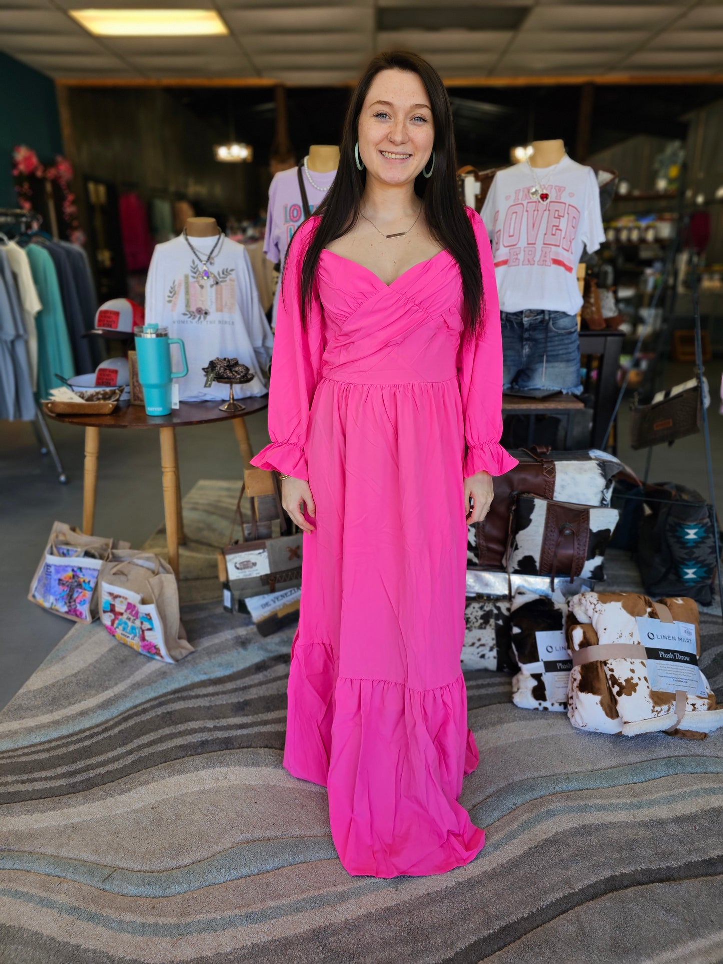 Pretty in Pink Maxi Dress