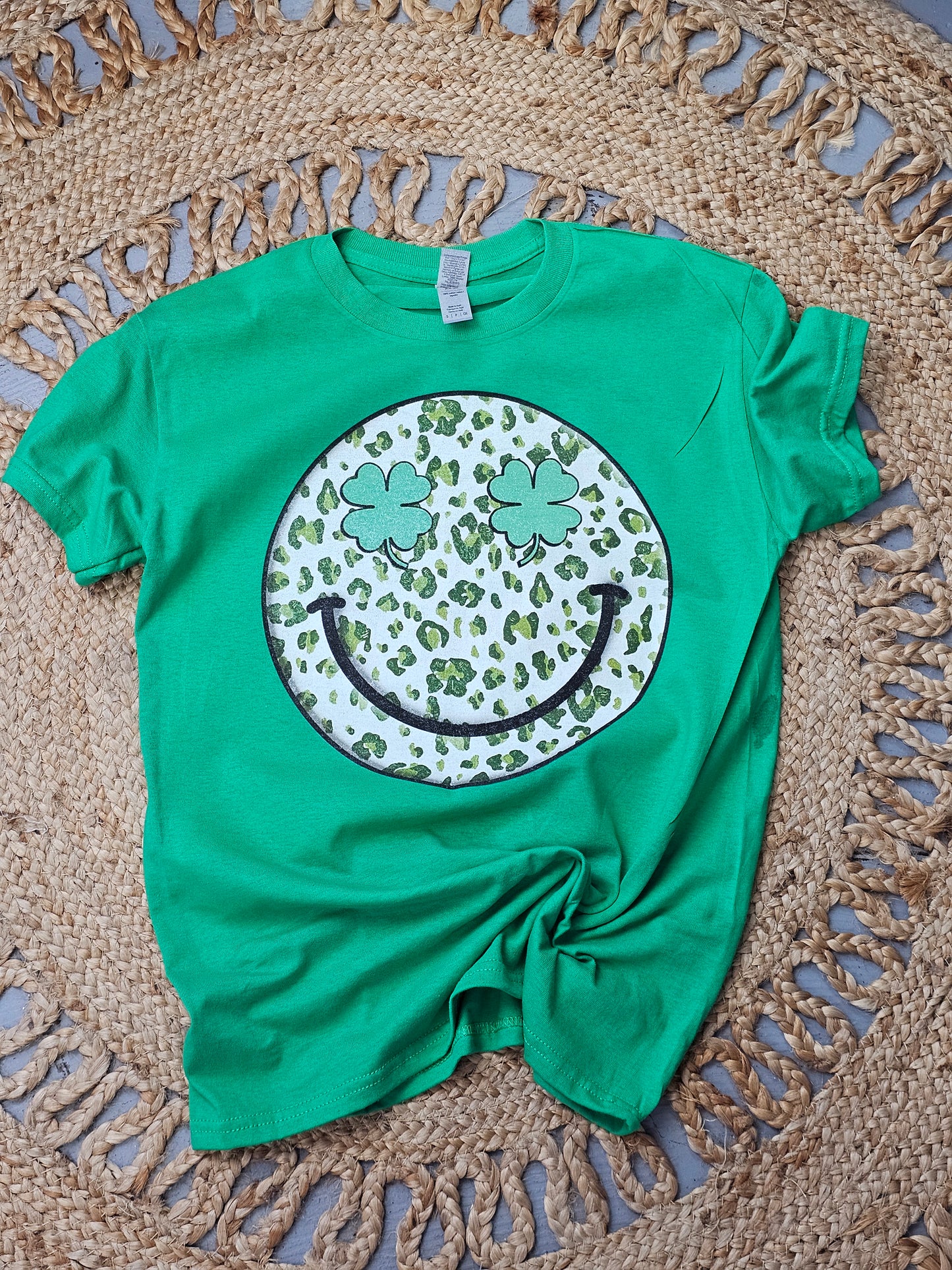 Lucky Leopard Smiley Tee