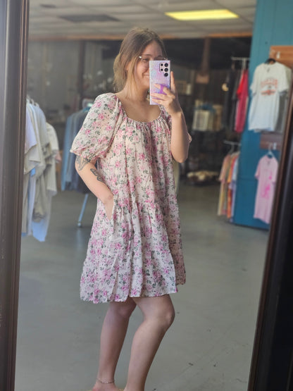 Flower Power Mini Dress