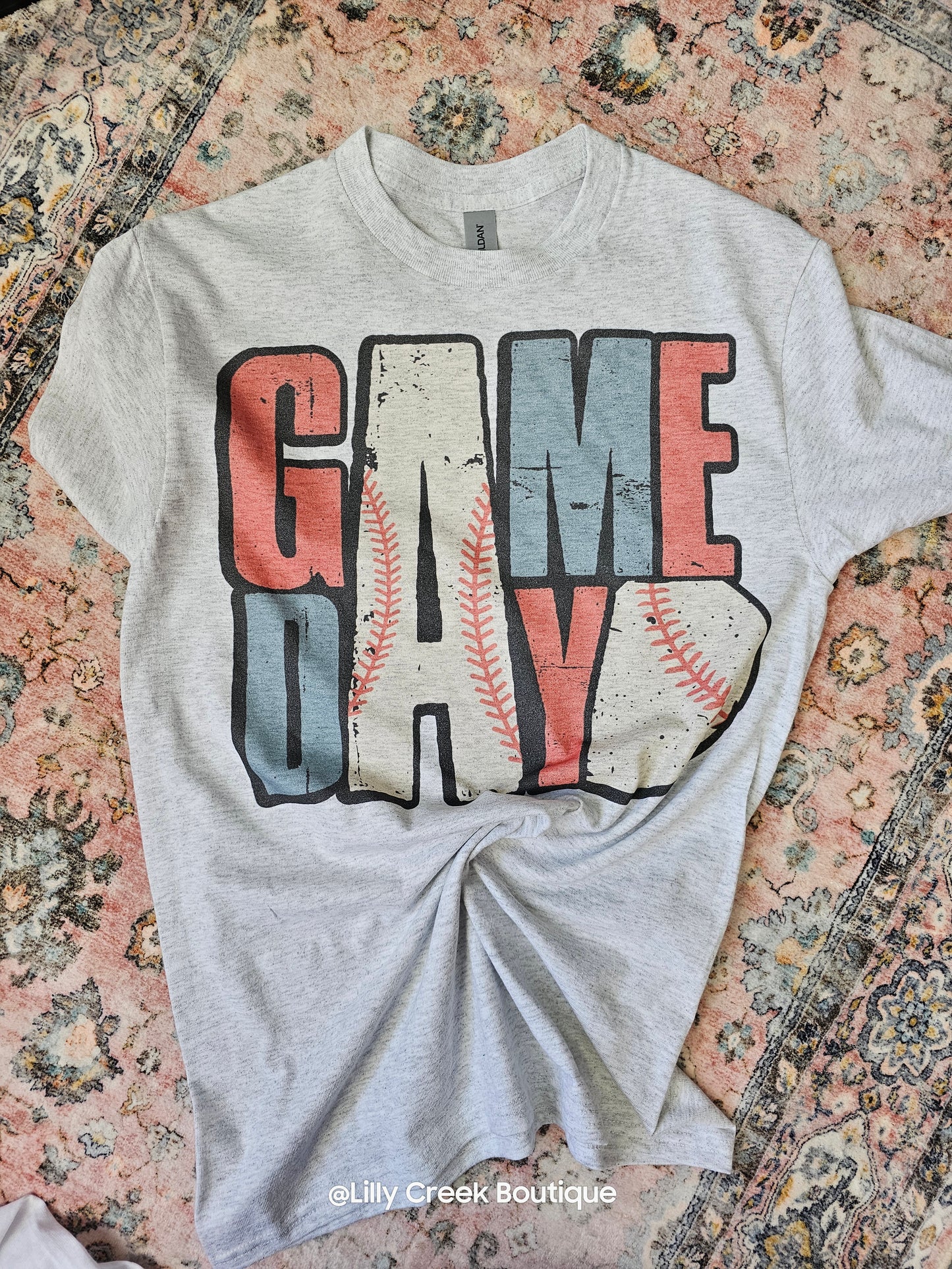 GAME DAY Vintage Baseball Tee