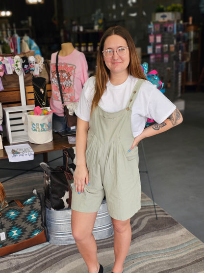 Miley Romper in Sage