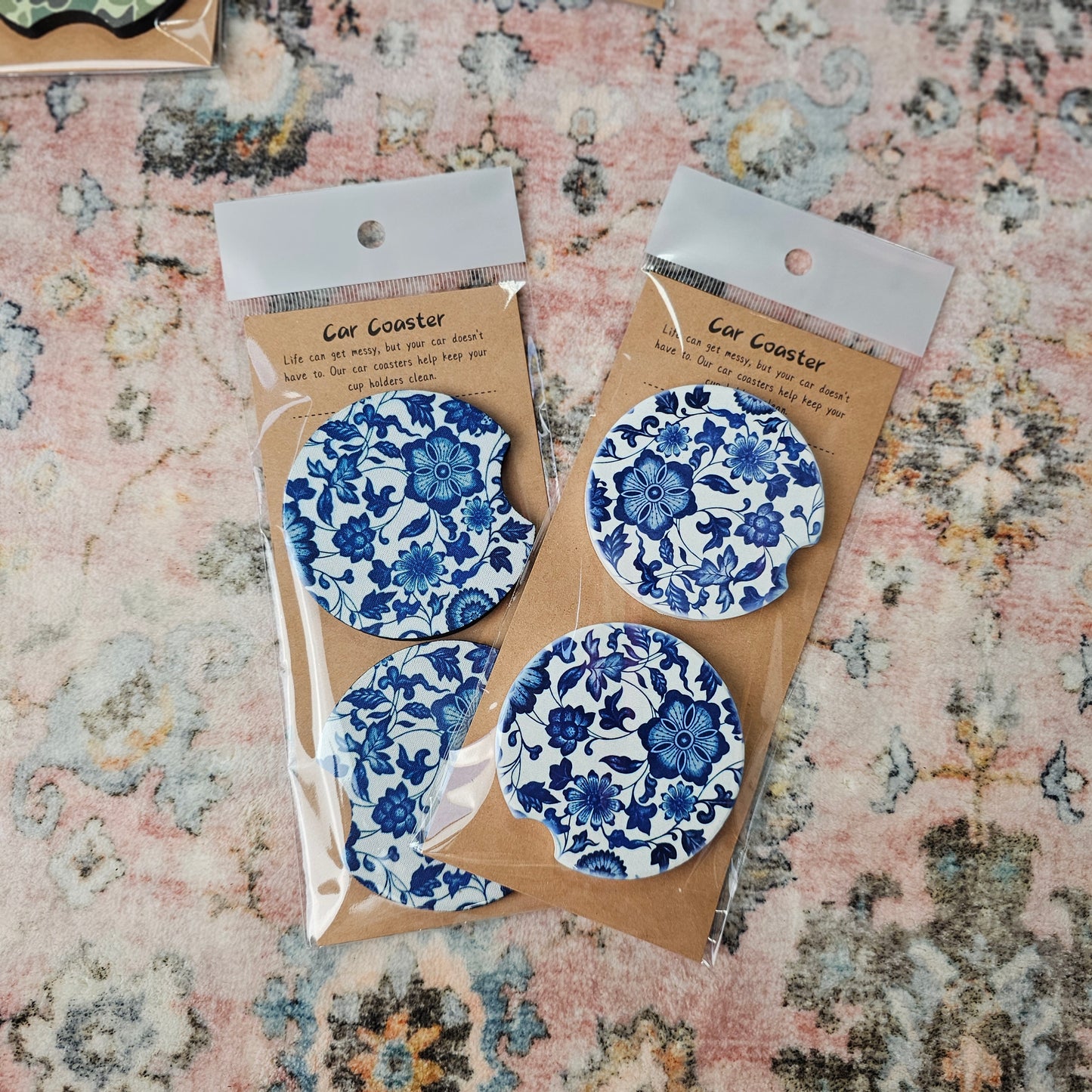 Chinoiserie Car Coaster Set