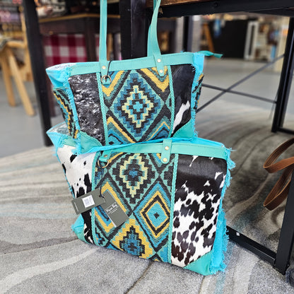 Tonga Ridge Weekender Bag in Turquoise