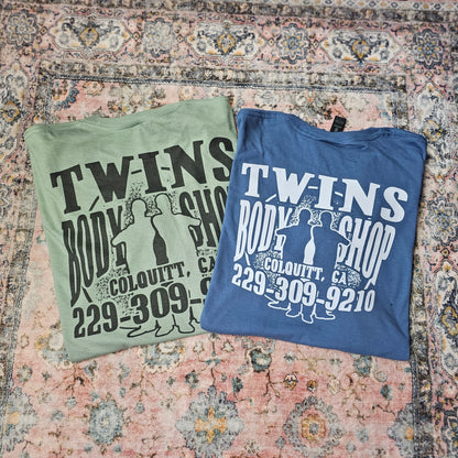 TWINS BODY SHOP BUSINESS TEE