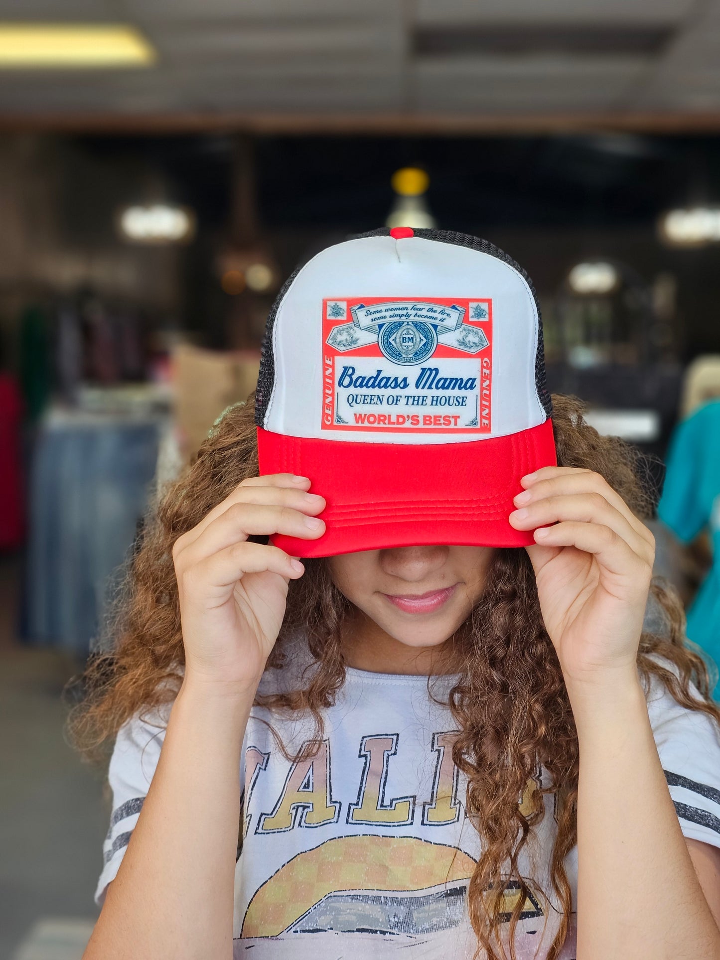 Badass Mama Trucker Hat