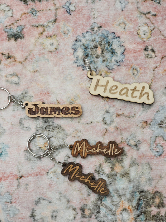 Personalized Name Keychains