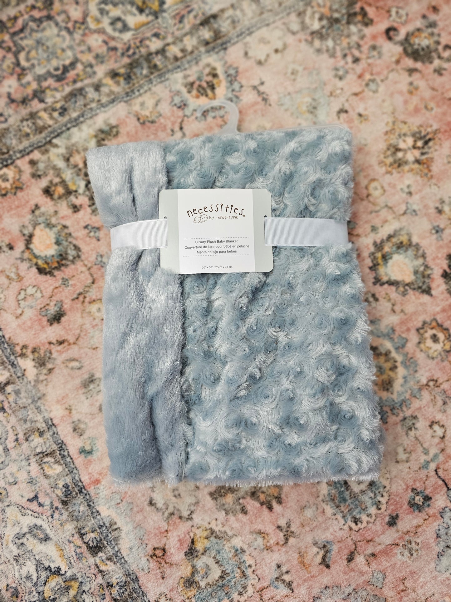 Curly Plush Stroller Blanket