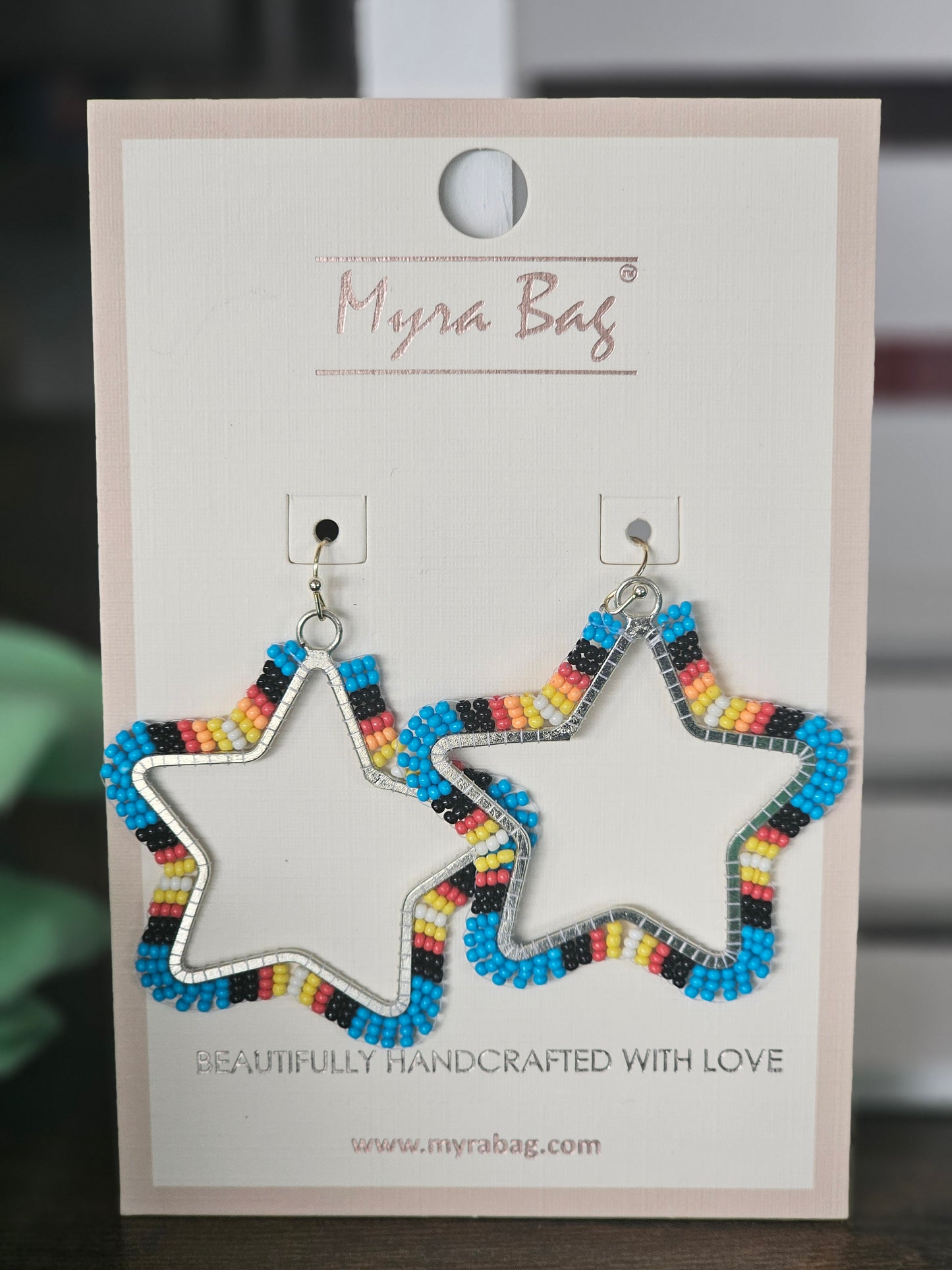 Star Light Star Bright Beaded Earrings