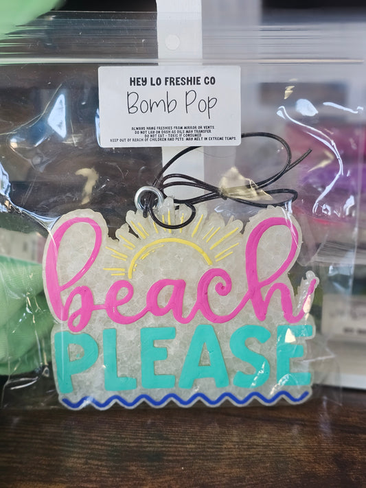 Beach Please Beaded Air Freshie