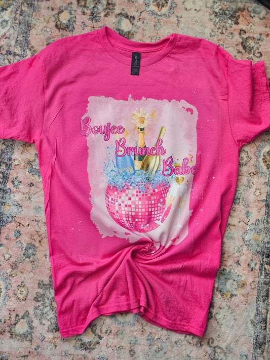 Boujee Brunch Babe Disco Birthday Tee