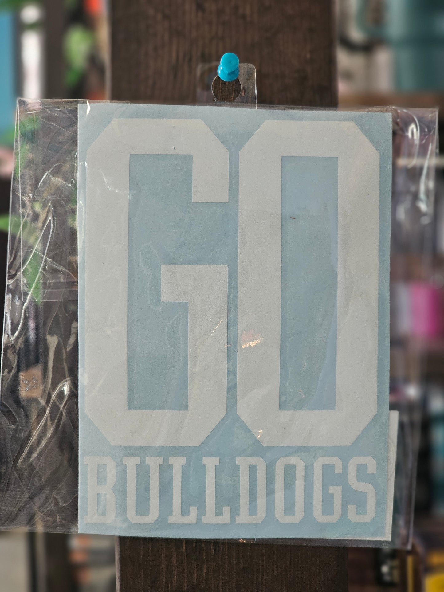 GO BULLDOGS Varsity Decal