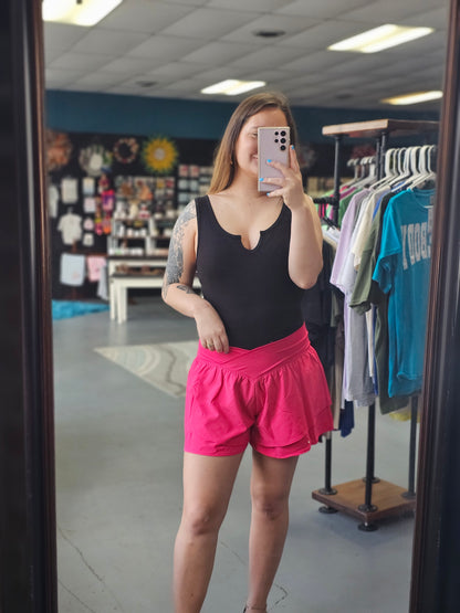 Pink Sports Shorts