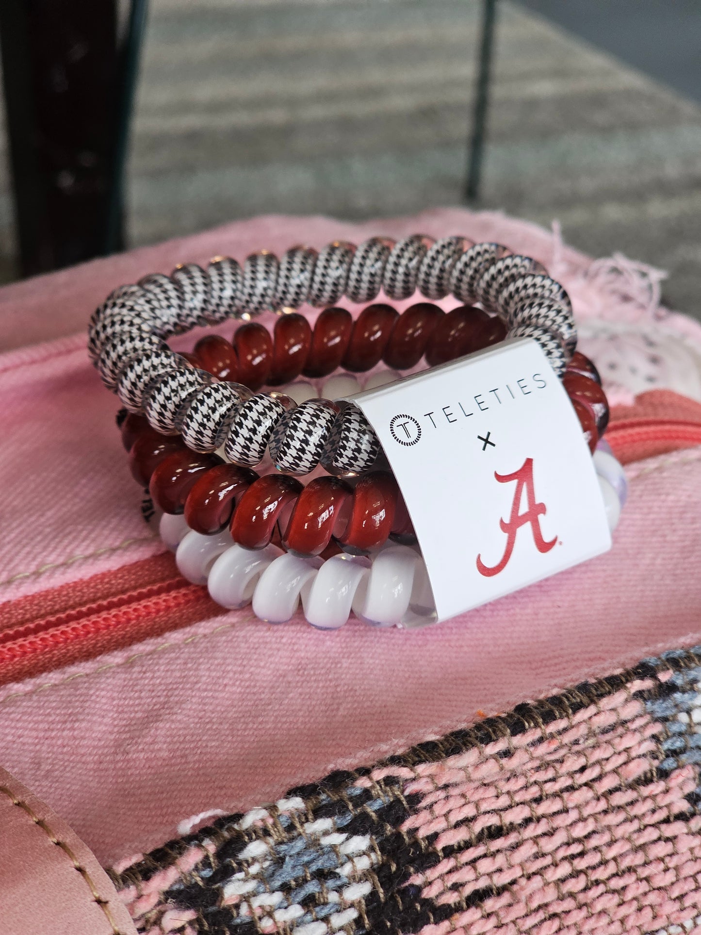 Teleties Spiral Hair Coils | Univ. of Alabama Hair Ties