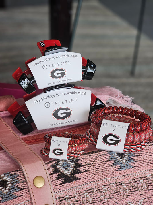 Teleties Spiral Hair Coils | Univ. of Georgia Hair Ties