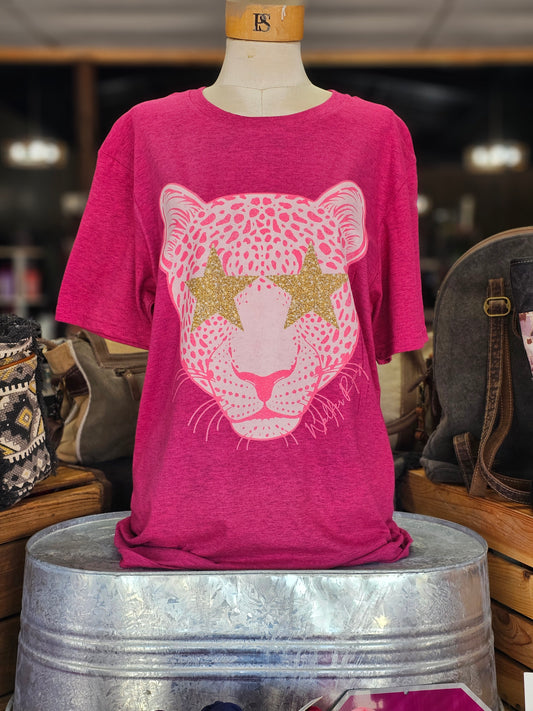 Pink Leopard Tee