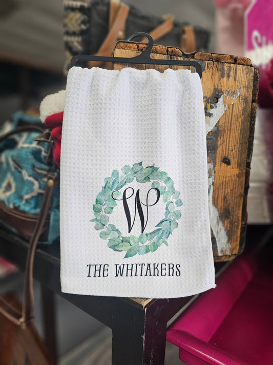 The Whitakers Waffle Tea Towel