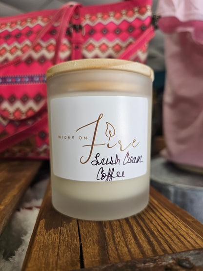 Lush Cream Coffee Soy Candle