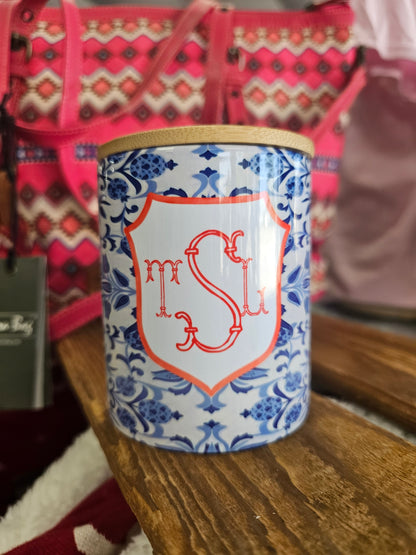 Personalized Monogram Candle