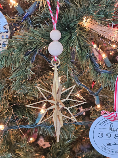 Gold Star Ornament