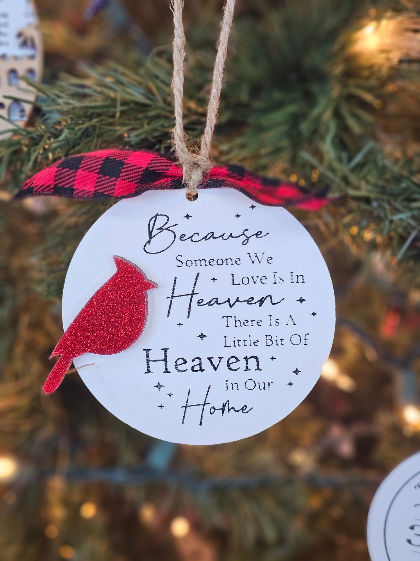 Red Cardinal Someone In Heaven Ornament