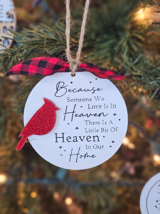 Red Cardinal Someone In Heaven Ornament