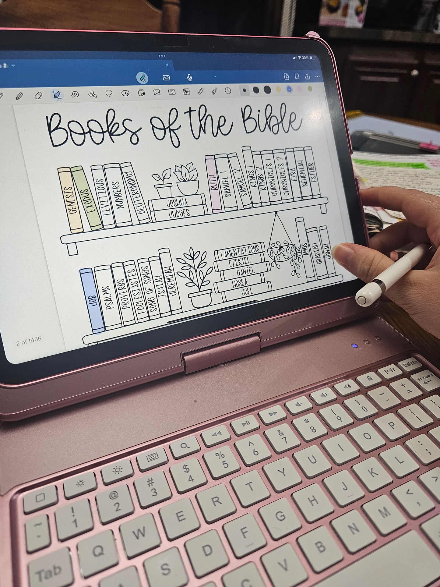 Books of the Bible Reading Tracker Sticker