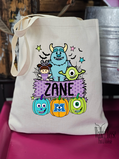 Personalized Halloween Trick or Treat Bag