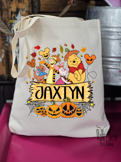 Personalized Halloween Trick or Treat Bag