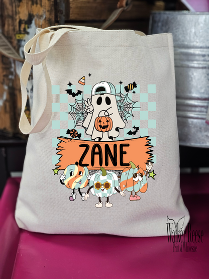 Personalized Halloween Trick or Treat Bag