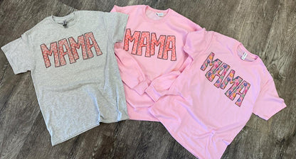 Valentine's Day MAMA with Names Tee