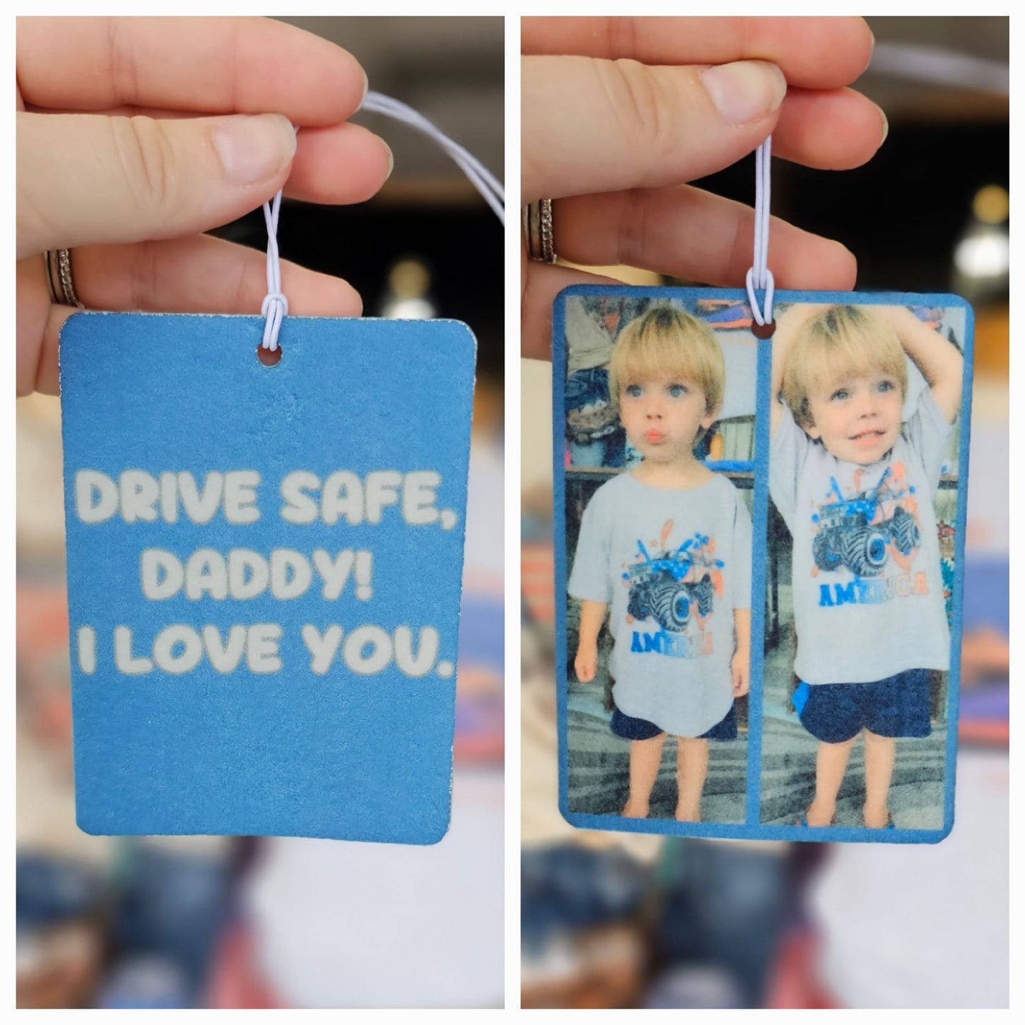 Personalized Photo Felt Car Air Freshener