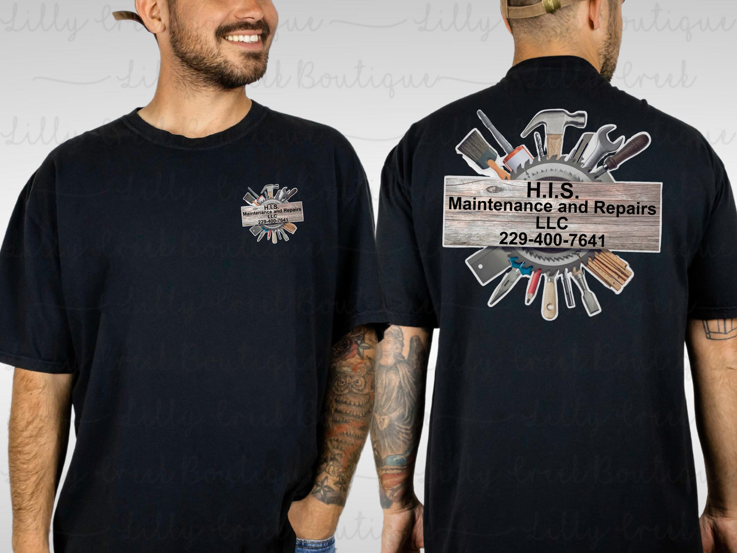 H.I.S MAINTENANCE BUSINESS TEE