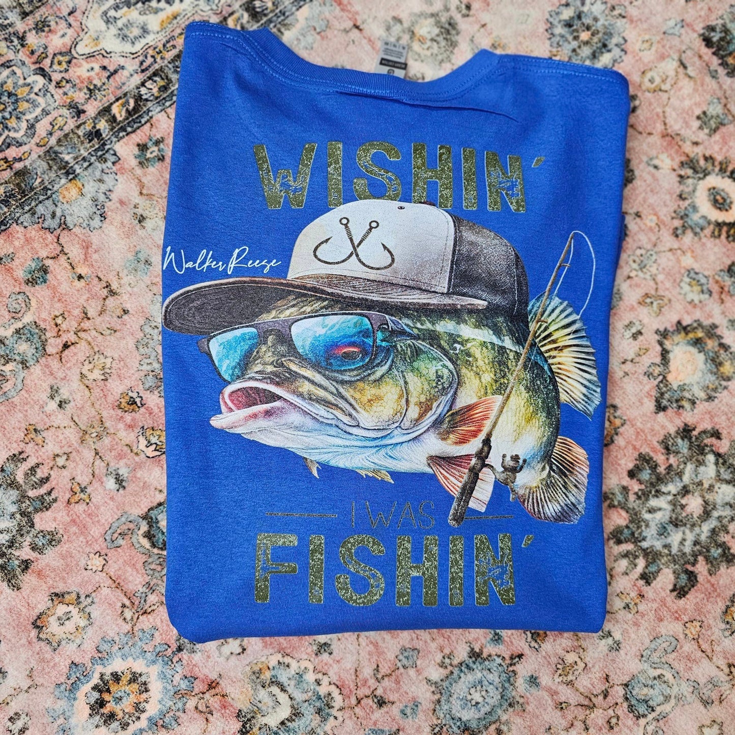 Wishin' I Was Fishin' Tee