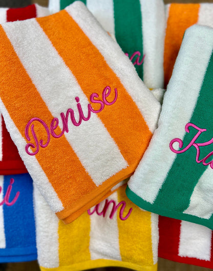 Embroidered Beach Towels