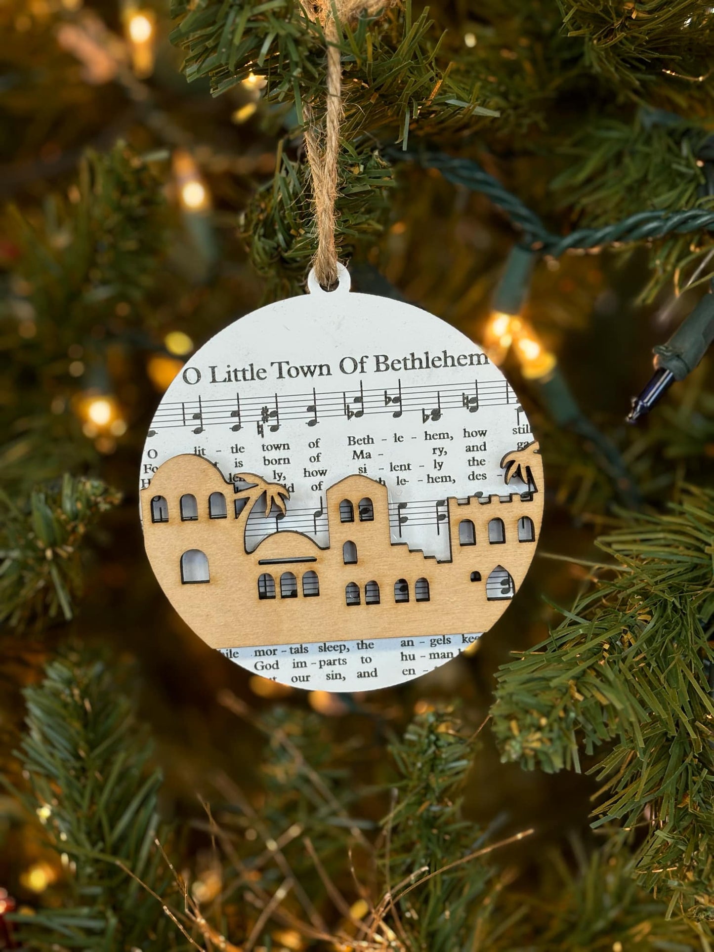 O Little Town of Bethlehem Ornament