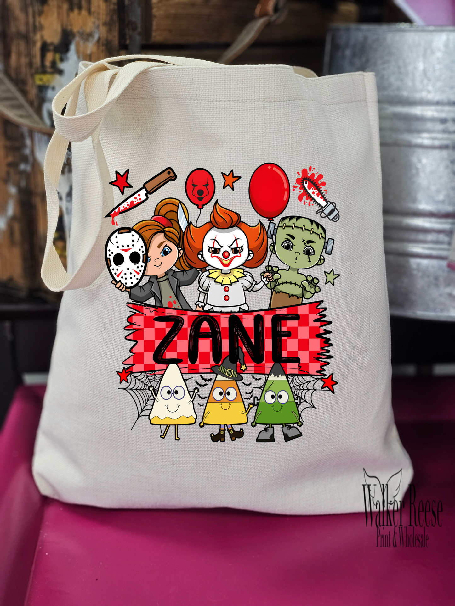 Personalized Halloween Trick or Treat Bag