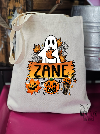 Personalized Halloween Trick or Treat Bag