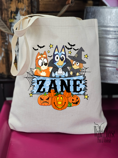 Personalized Halloween Trick or Treat Bag