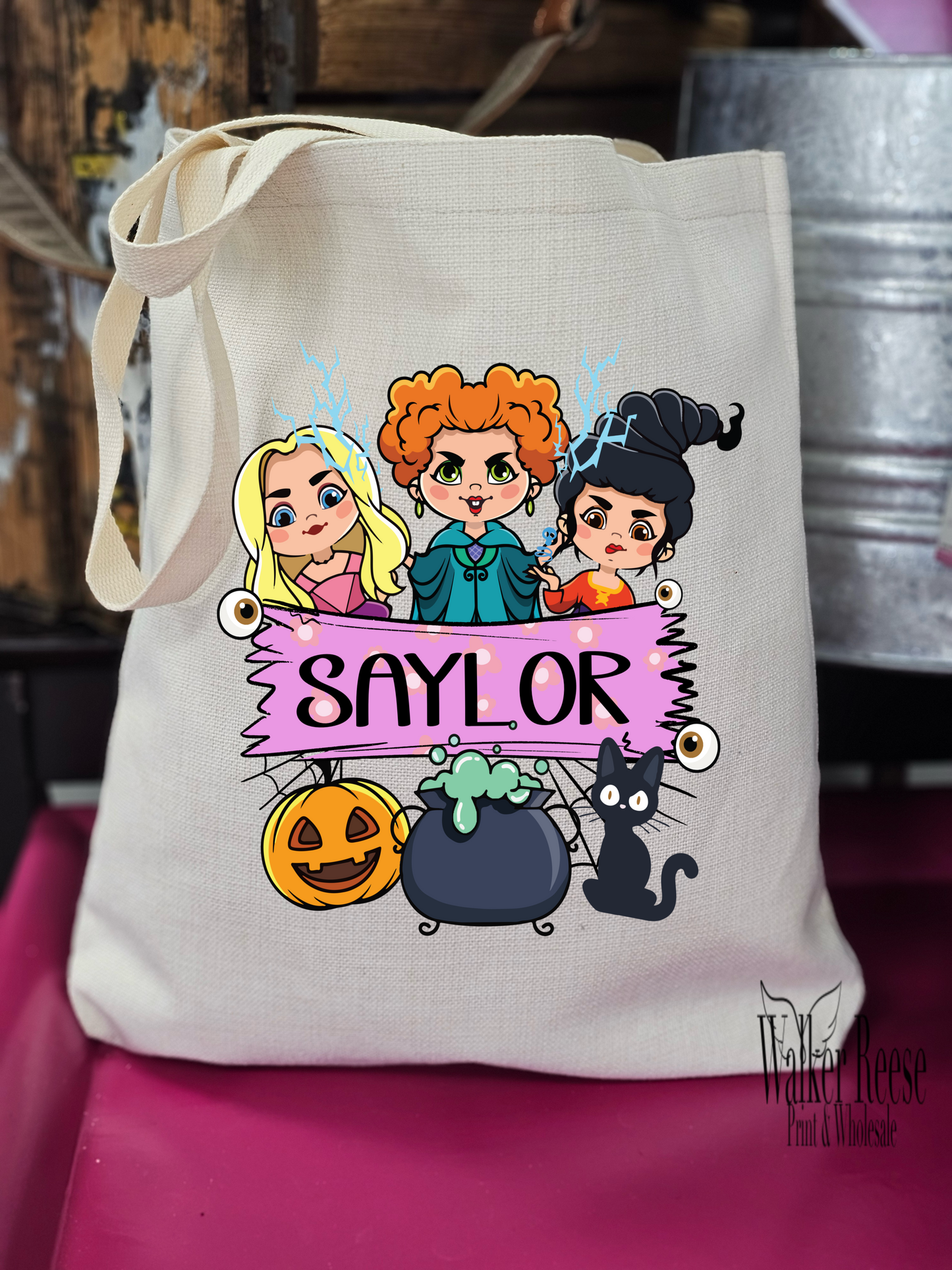 Personalized Halloween Trick or Treat Bag