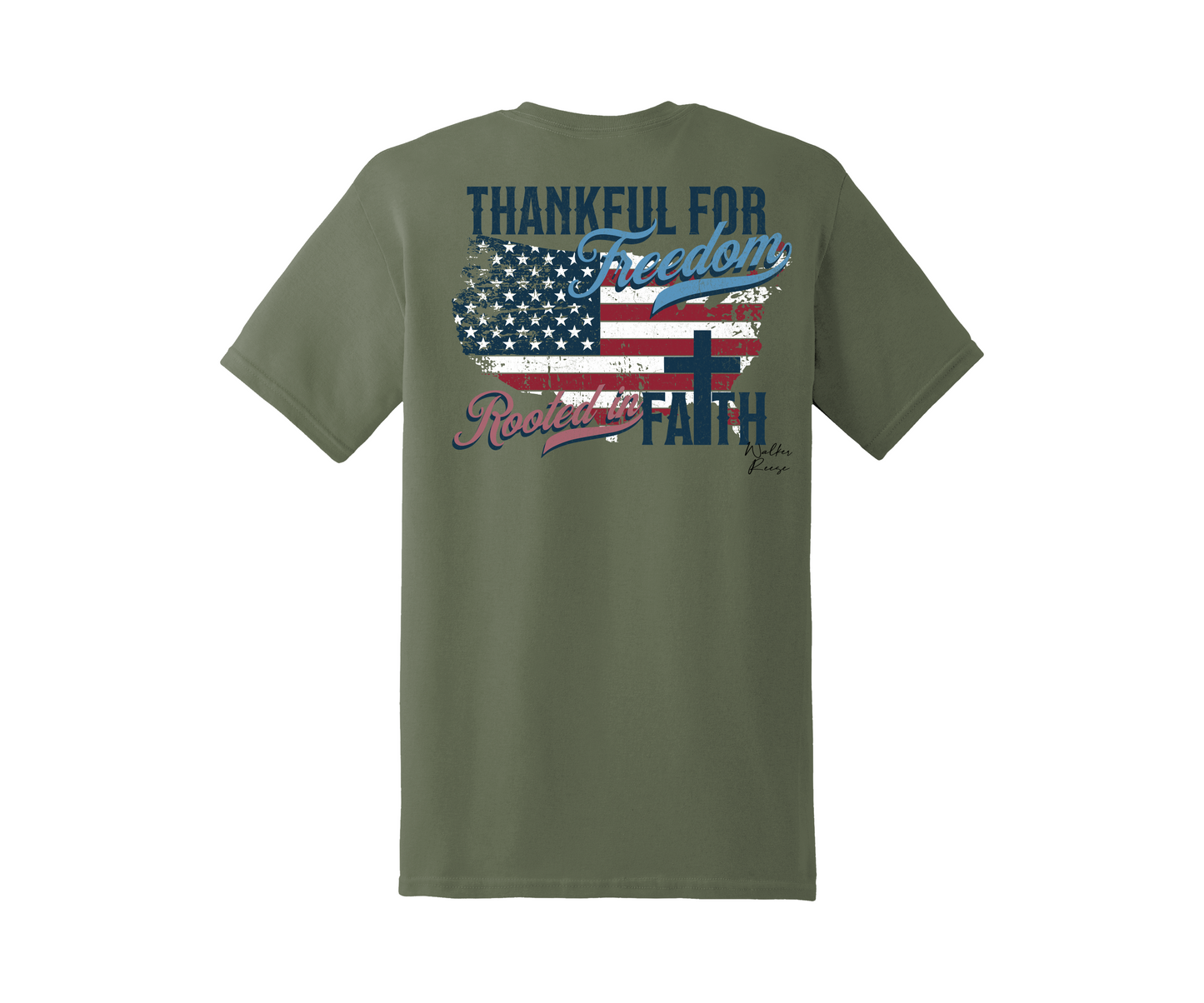 Thankful for the Freedom Rooted in Faith Tee